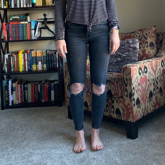 Free people busted skinny jeans - Picture 2 of 6